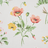 Floreana Berry by Schumacher Vintage English Wildflowers Floral Wallpaper – Schumacher 5010680