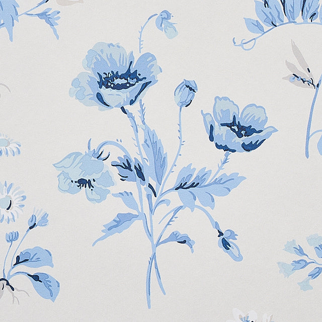Floreana Blue English Wildflowers Wallpaper – Schumacher 5010681