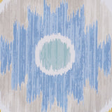 ELIZIA IKAT Sky & Ochre Wide-Width Ikat Wallpaper – Schumacher 5010711