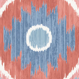 ELIZIA IKAT Rose & Indigo Wide-Width Wallpaper – Schumacher 5010712