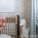 Marianne Blush by Schumacher Large Scale Floral Wallpaper – Flower Power Collection 5010721