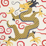 BIXI Gold Dragon Wallpaper by Schumacher – Fire Breather Collection 5010732