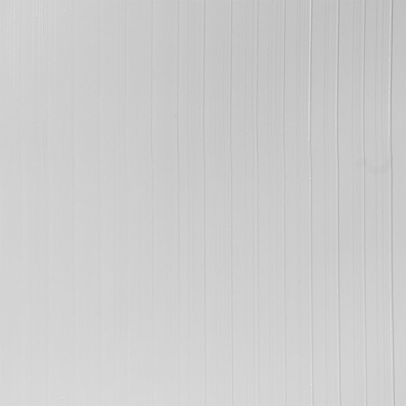 Dolomite Performance white textured high performance wallcovering by Schumacher shown in a modern bedroom setting