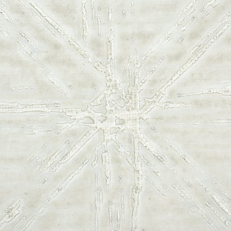 Aventurine Performance Silver by Schumacher Geometric Textured High Performance Wallcovering – Schumacher 5010750