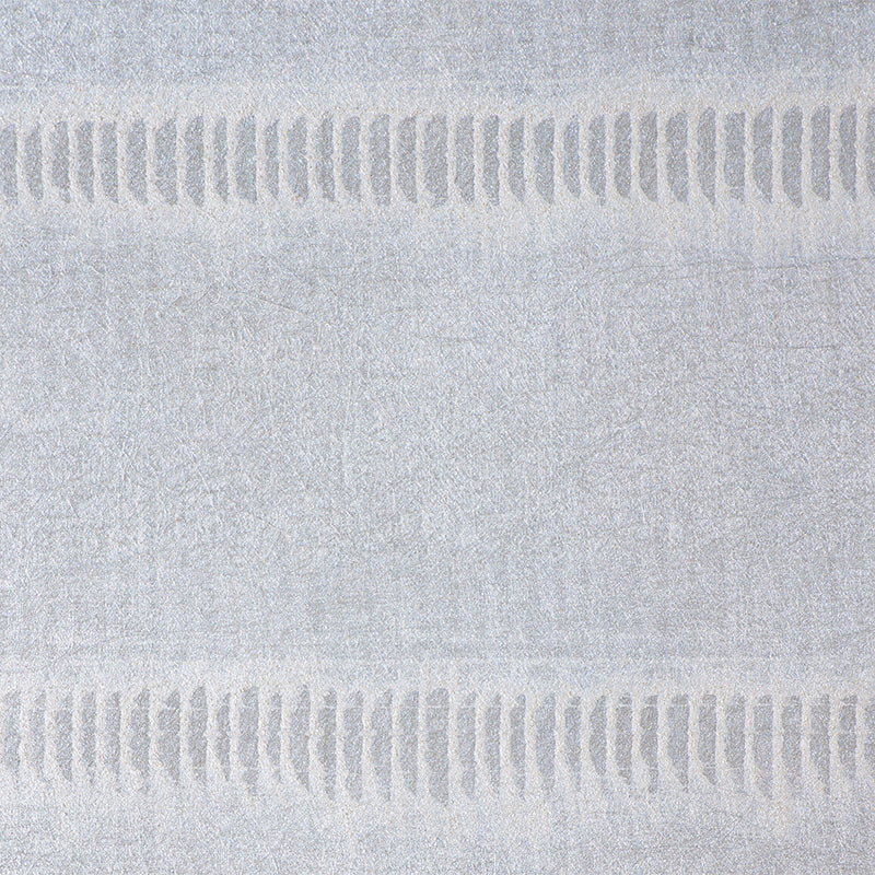 Riffler Performance Steel by Schumacher Subtle Metallic Stripe High Performance Wallcovering – Schumacher 5010761