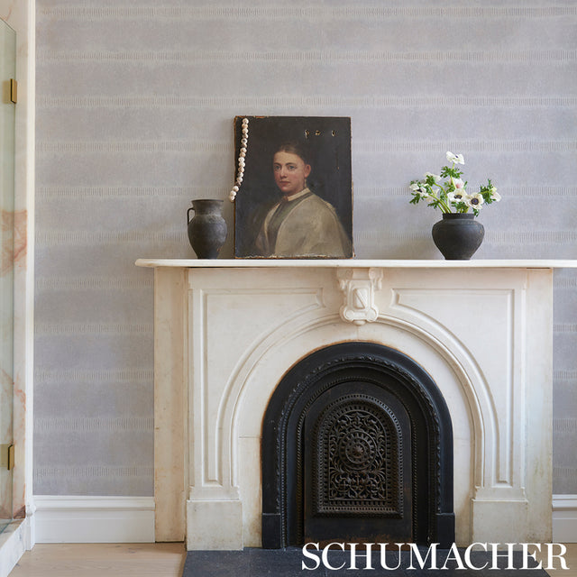 Riffler Performance Copper Metallic Stripe High Performance Wallcovering – Schumacher 5010762