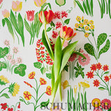 Carly Pink by Schumacher Vibrant Floral Wallpaper – Flower Power Collection 5010770