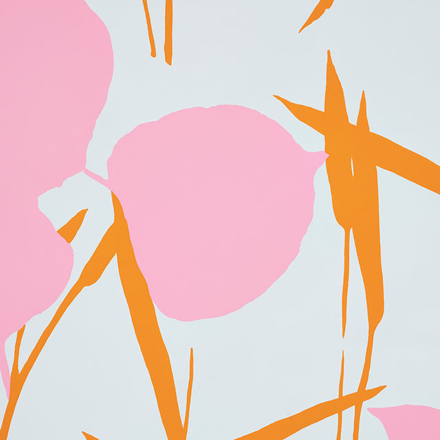 JOAN Pink Floral Wallpaper by Schumacher – Flower Power Collection 5010781