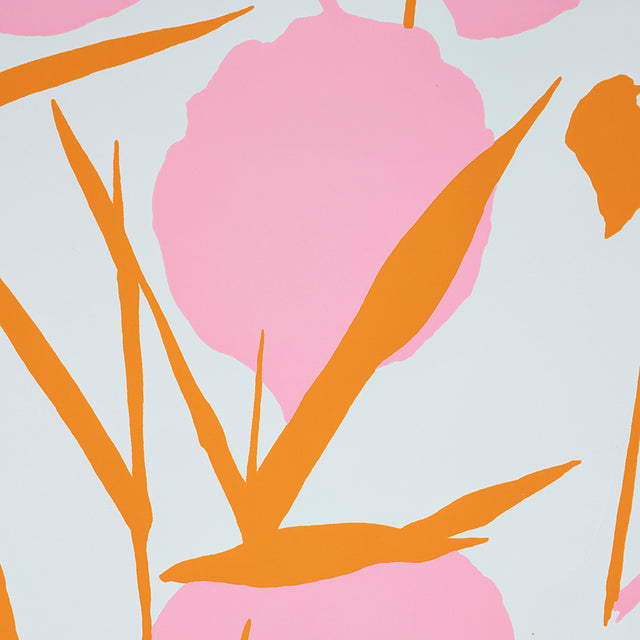 JOAN Pink Floral Wallpaper by Schumacher – Flower Power Collection 5010781