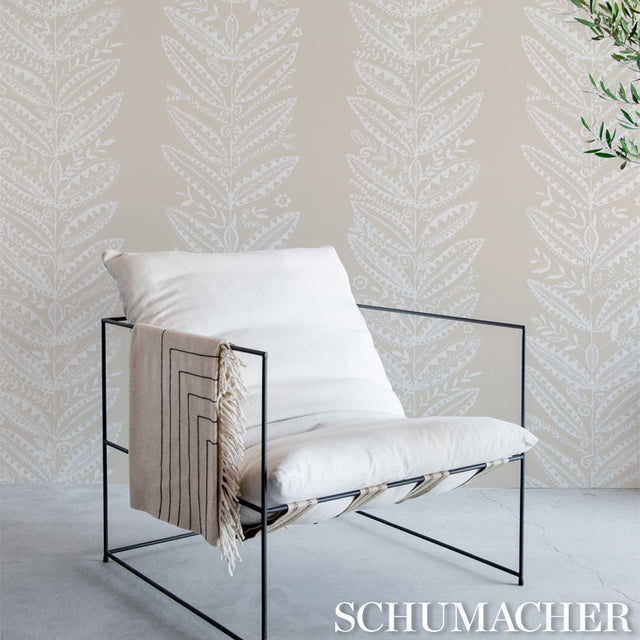 ELAND Natural by Schumacher Scandinavian Modern Botanical Wallpaper – Schumacher 5010830