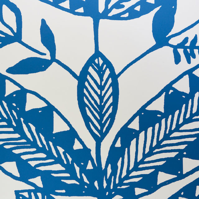 ELAND Blue by Schumacher Scandinavian Modern Botanical Wallpaper – Schumacher 5010831
