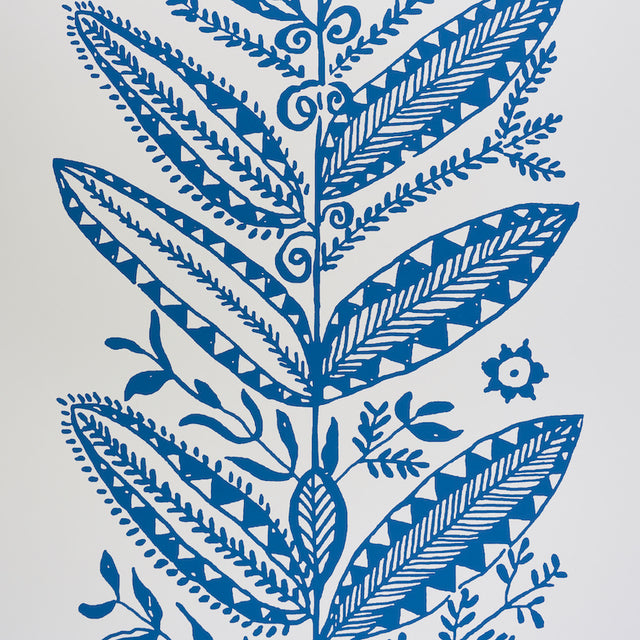 ELAND Blue by Schumacher Scandinavian Modern Botanical Wallpaper – Schumacher 5010831