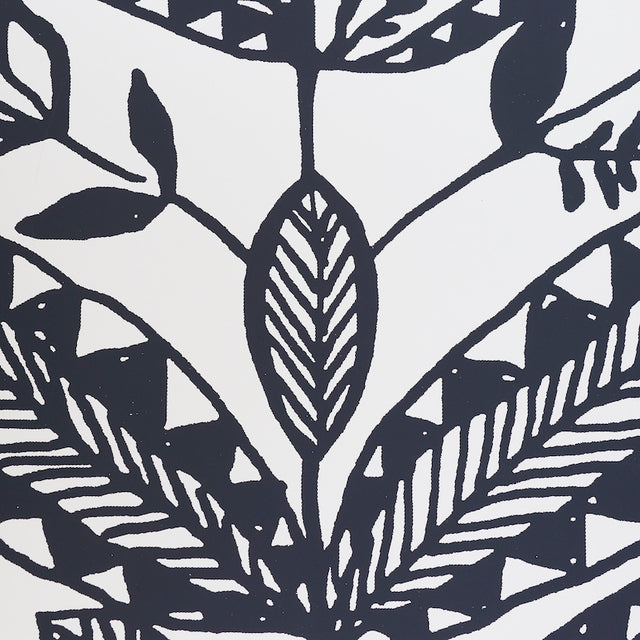 ELAND Black Scandinavian Modern Botanical Wallpaper – Schumacher 5010832