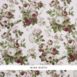 Nancy Floral wallpaper in Grisaille by Schumacher, featuring lush rose blossoms and green foliage in a classic floral pattern.