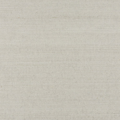 Haruki Sisal Dove wallcovering by Schumacher, shown in a neutral textured finish and styled in a modern interior setting.