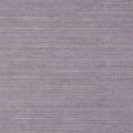 Haruki Sisal Thistle wallpaper by Schumacher shown in a modern home office and close-up detail.
