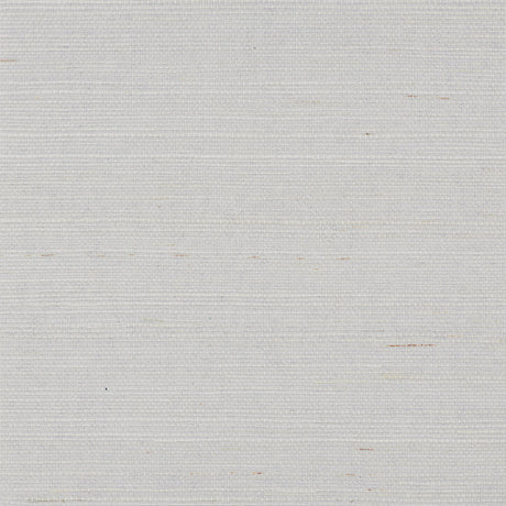 Haruki Sisal Cloud wallpaper by Schumacher, classic sisal wallcovering with subtle texture and sheen in a soft neutral color.