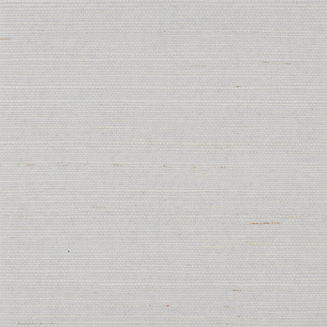 Haruki Sisal Cloud wallpaper by Schumacher, classic sisal wallcovering with subtle texture and sheen in a soft neutral color.