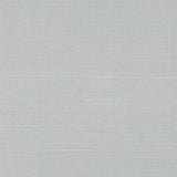 Haruki Sisal Mist wallpaper by Schumacher, classic sisal wallcovering with sheen and texture in a soft mist colorway.