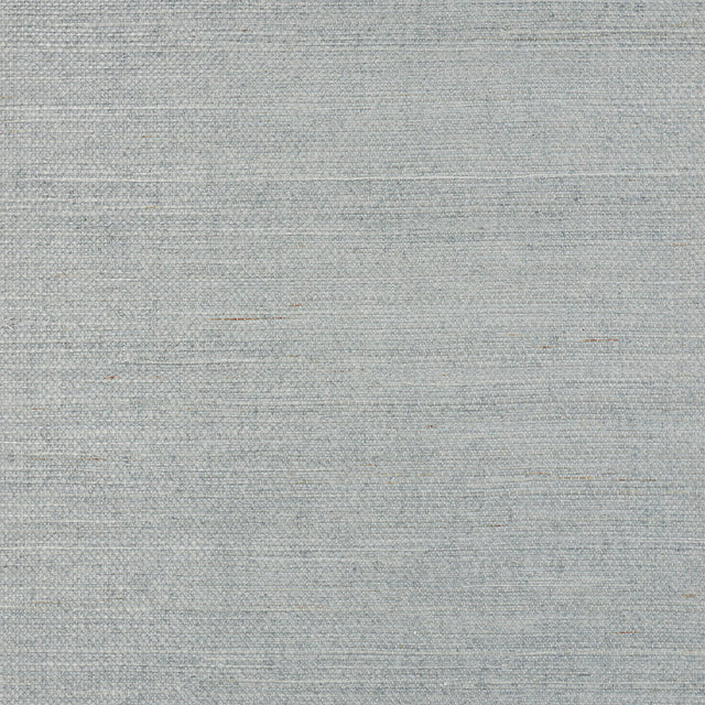 Haruki Sisal blue grey textured sisal wallcovering by Schumacher