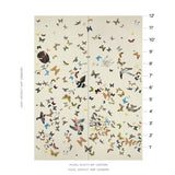 Queen's Flight Panel Set Sand by Peg Norriss Designer Wallpaper – Schumacher 5010866
