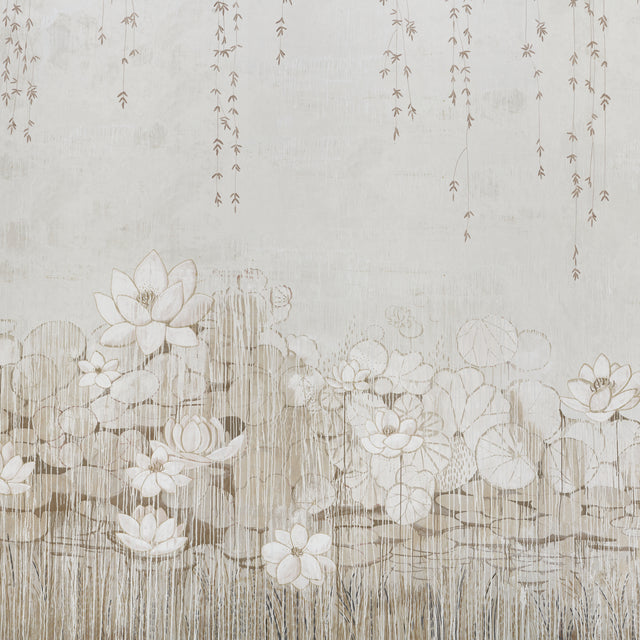 Chatoyant Panel Set Blush by Colette Cosentino Mural Wallpaper – Schumacher 5010890