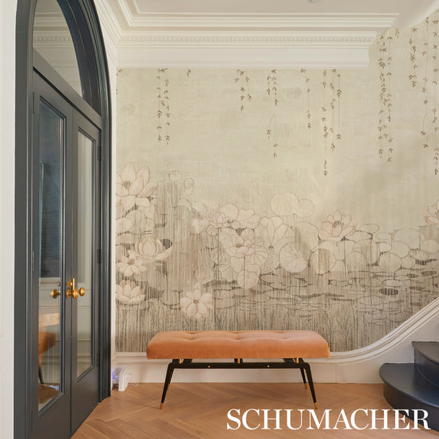 Chatoyant Panel Set Blush by Colette Cosentino Mural Wallpaper – Schumacher 5010890