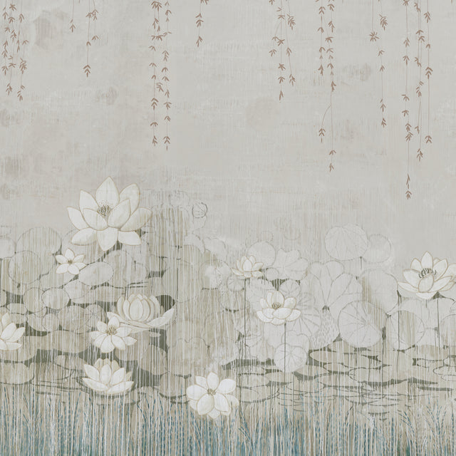 Chatoyant Panel Set Leaf by Colette Cosentino Wall Mural – Schumacher 5010891