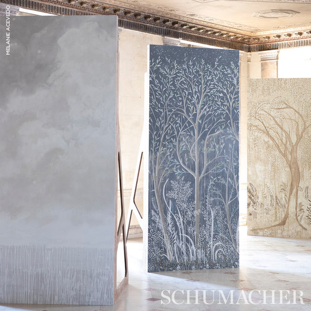 Sirene Panel Set Opal by Colette Cosentino Atmospheric Mural Wallpaper – Schumacher 5010901