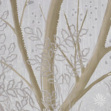 Brindille Golden Accented Panel Set Dove by Colette Cosentino – Schumacher 5010920