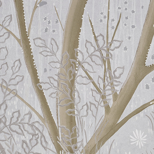 Brindille Golden Accented Panel Set Dove by Colette Cosentino – Schumacher 5010920
