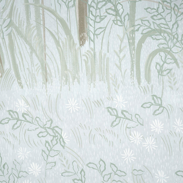 Brindille Golden Accented Panel Set Mineral by Colette Cosentino – Schumacher 5010923