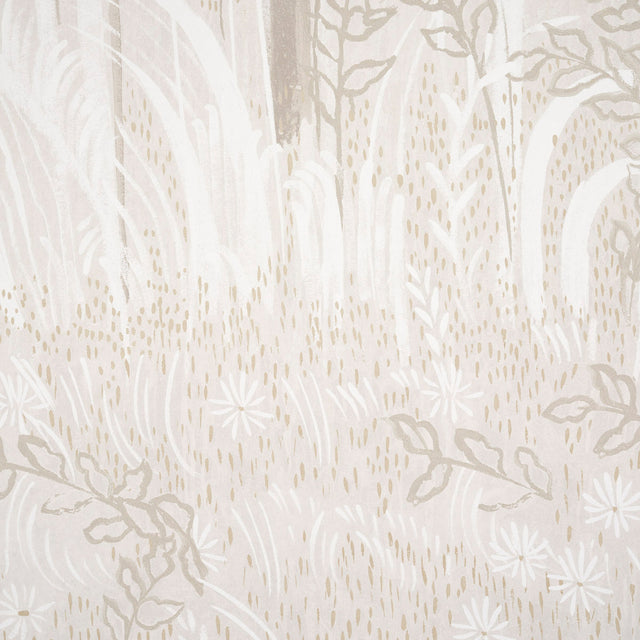 Brindille Golden Accented Panel Set Alabaster by Colette Cosentino – Schumacher 5010924