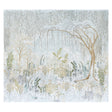 BISOU PANEL SET mural by Colette Cosentino for Schumacher, featuring a dreamy weeping willow and botanical landscape in mineral tones.