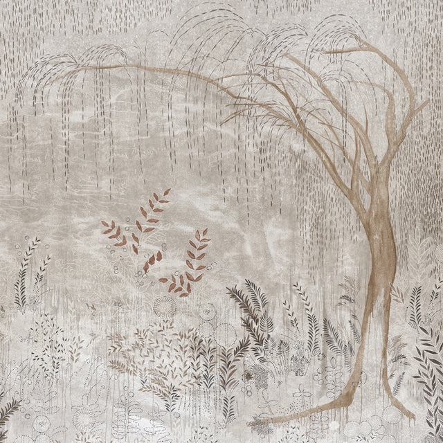 BISOU PANEL SET Tin by Colette Cosentino Mural Wallpaper – Schumacher 5010931