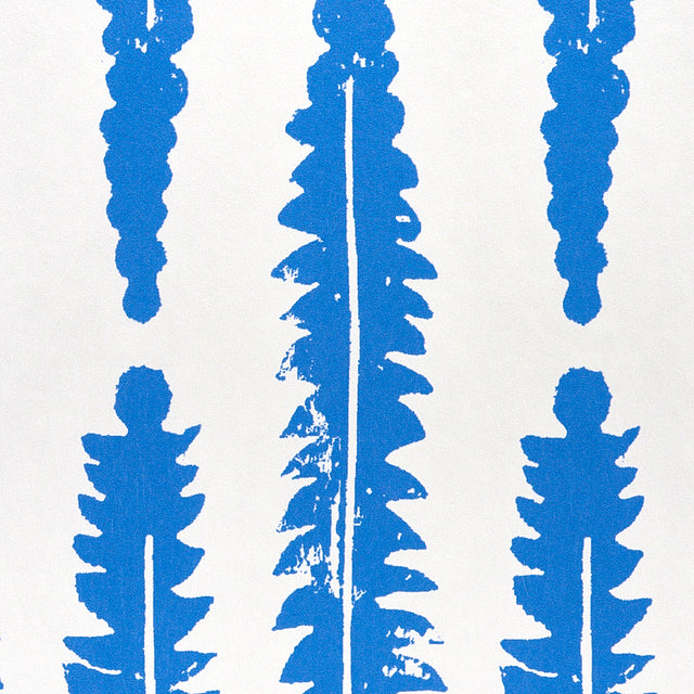 Fern Blue by Molly Mahon Botanical Wallpaper – Schumacher 5011113