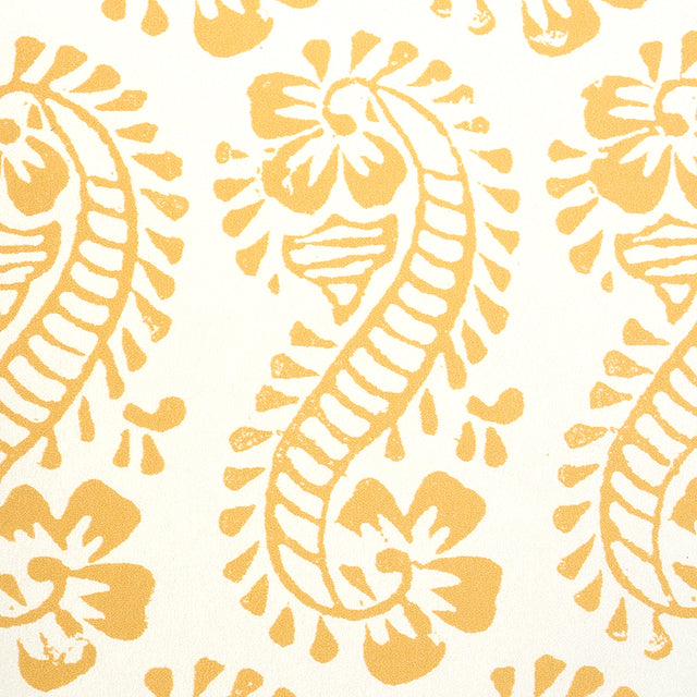 LANI Gold Paisley Botanical Wallpaper by Schumacher – Molly Mahon Collection 5011121