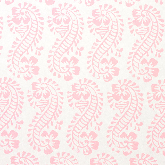 LANI Pink Paisley Botanical Wallpaper by Molly Mahon – Schumacher 5011122