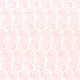 LANI by Molly Mahon for Schumacher. Pink paisley and botanical block print wallpaper in a lighthearted, tropical-inspired design.