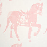 Marwari Horse Pink by Molly Mahon Whimsical Horse Wallpaper – Schumacher 5011132