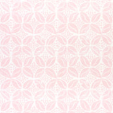 COFFEE BEAN wallpaper in pink by Molly Mahon for Schumacher, featuring a playful coffee bean motif in a hand block print style.