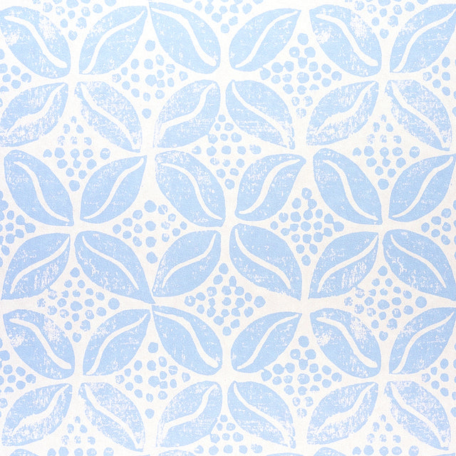 COFFEE BEAN Sky by Molly Mahon Playful Hand Block Print Wallpaper – Schumacher 5011141