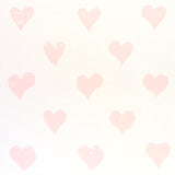 Hearts Pink by Molly Mahon Whimsical Heart Wallpaper – Schumacher 5011160