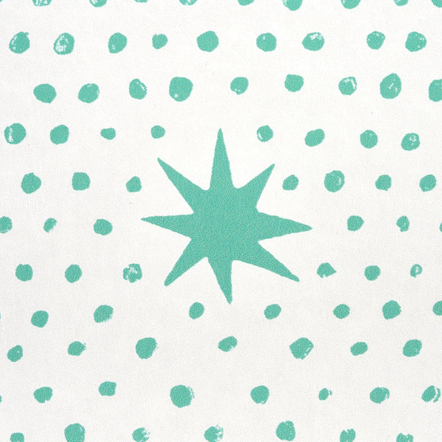 Spot & Star Seaglass by Molly Mahon Artistic Dot and Star Wallpaper – Schumacher 5011171