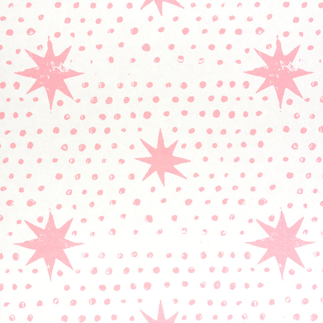 Spot & Star Pink by Molly Mahon Playful Dot and Star Wallpaper – Schumacher 5011172