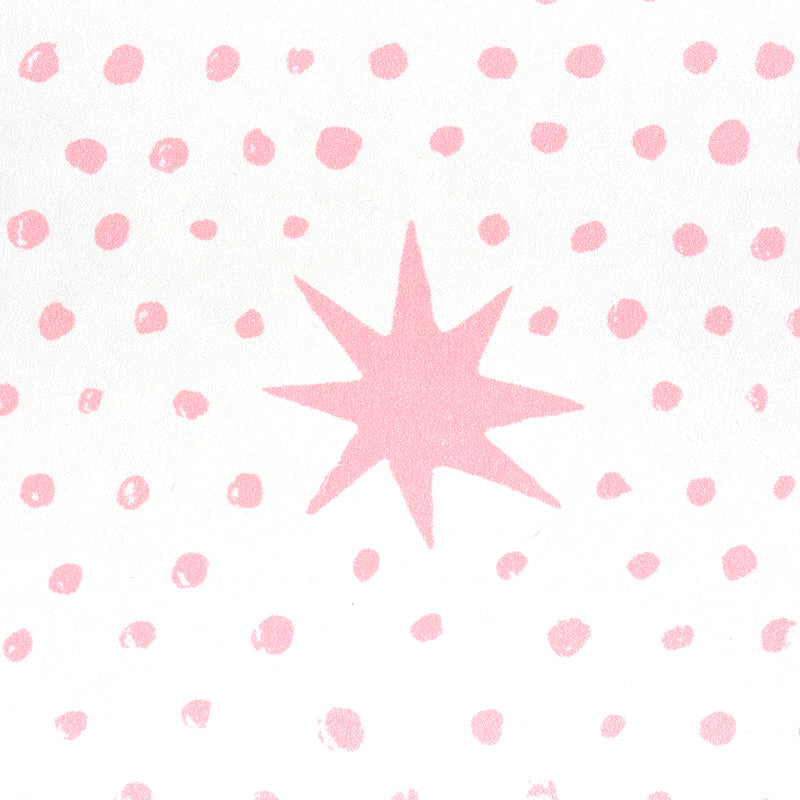 Spot & Star Pink by Molly Mahon Playful Dot and Star Wallpaper – Schumacher 5011172