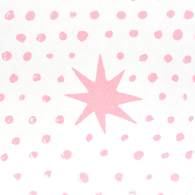 Spot & Star Pink by Molly Mahon Playful Dot and Star Wallpaper – Schumacher 5011172