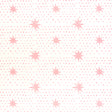 Spot & Star pink wallpaper by Molly Mahon for Schumacher, featuring a playful dot and star pattern in pink on white background.