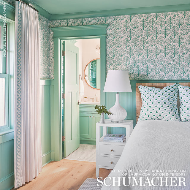 Tree Seaglass by Molly Mahon Digital Print Wallpaper – Schumacher 5011180
