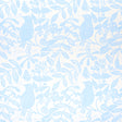 Bird & Bee Sky by Molly Mahon for Schumacher - blue and white botanical wallpaper with birds and bees in a hand block print style